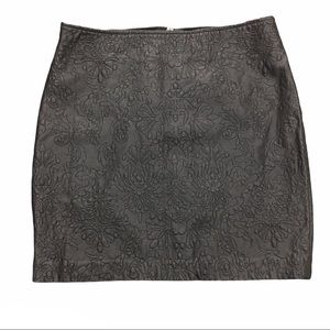 Dynamite faux leather black skirt medium